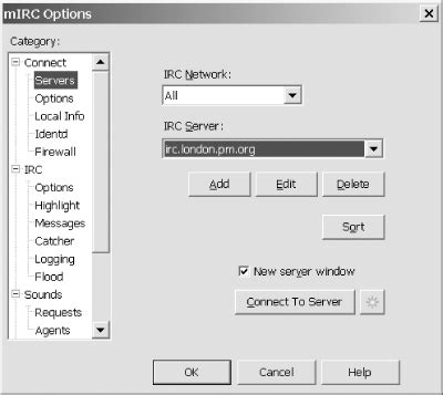 How to Connect to IRC Servers .
